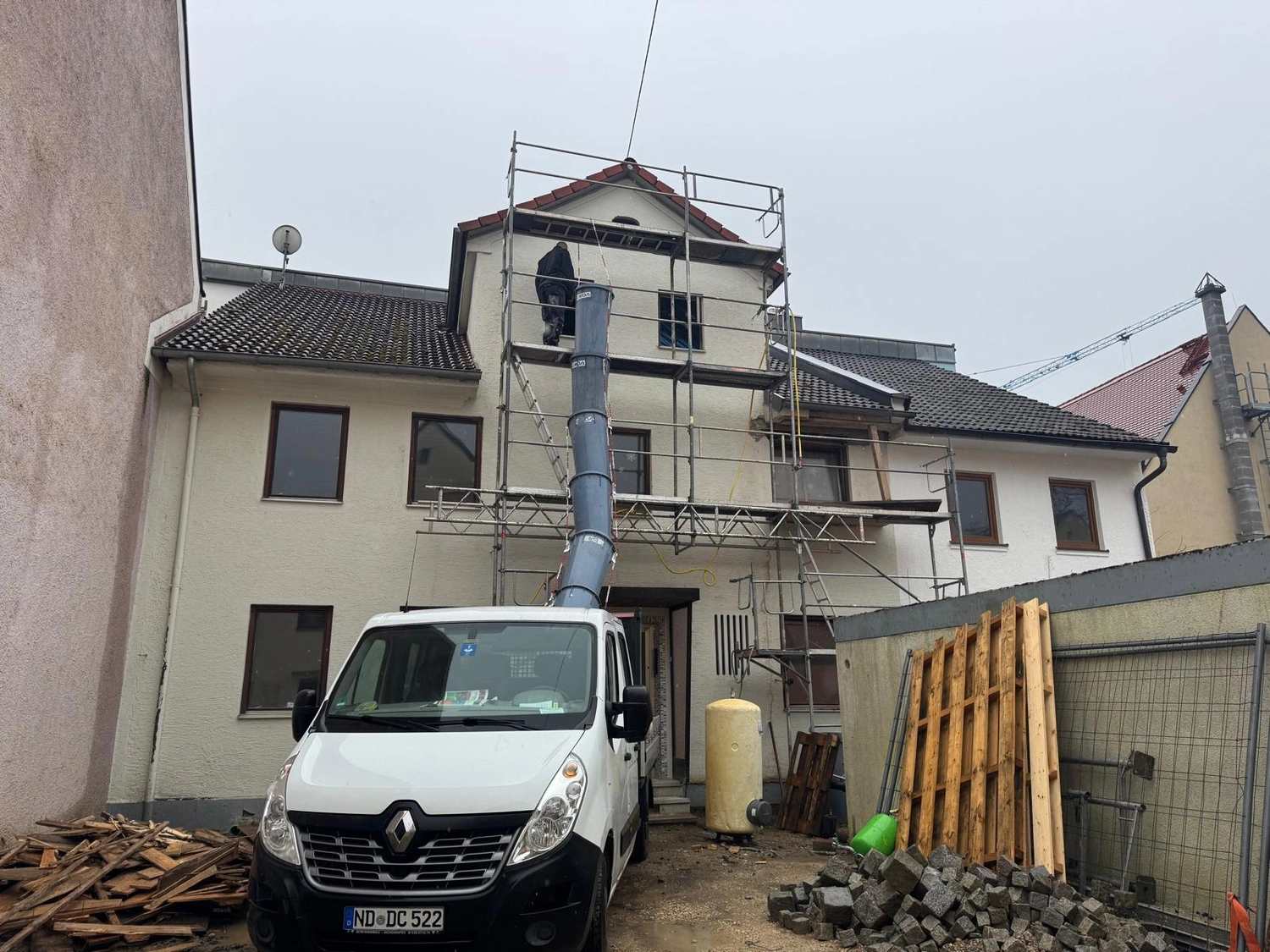 Verputztechnik  Ingolstadt - Gerüst